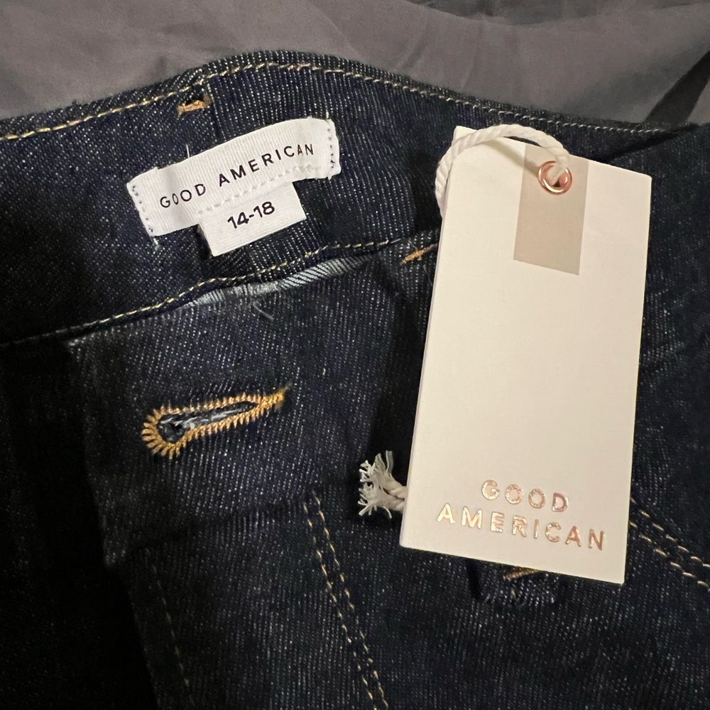 🌀Good American FITS ALL features a one-size-fits-four NWT FITS ALL 14-18🌀